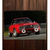 Металлическая табличка Lancia Fulvia Sport Zagato (1 Serie)